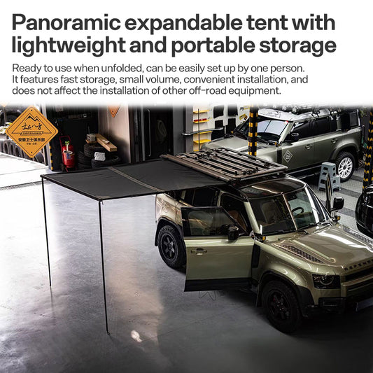 KOSTA 2m Retractable Awning with LED light