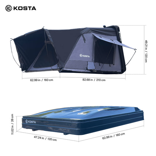 KOSTA Hard Shell Rooftop Tent