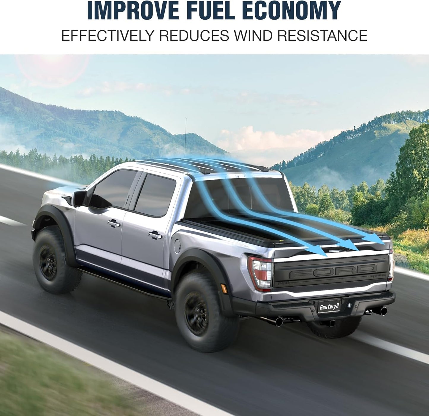 Bestwyll Electrical Retractable Truck Bed Cover - Ford F-150