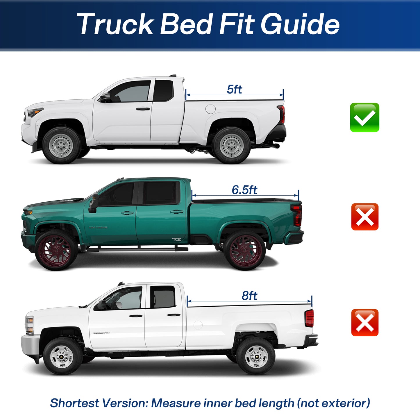 KOSTA Manual Retractable Truck Bed Cover -Toyota Tacoma
