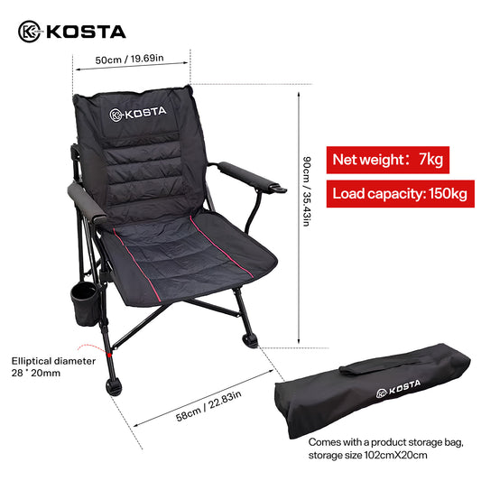 KOSTA 2nd-Generation Folding Fishing Chair