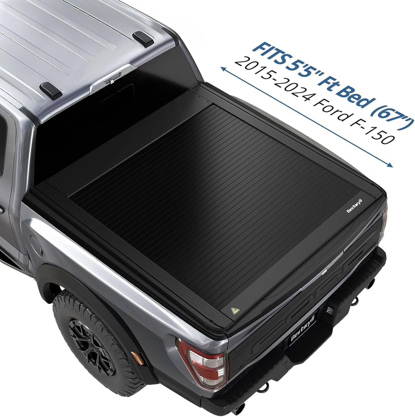 Bestwyll Manual Retractable Truck Bed Cover - F-150& Raptor (2015-2025)