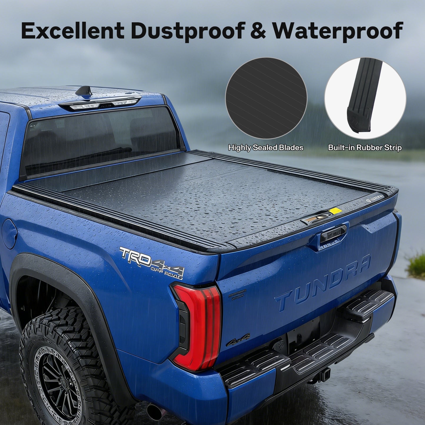 KOSTA Manual Retractable Truck Bed Cover - Toyota Tundra