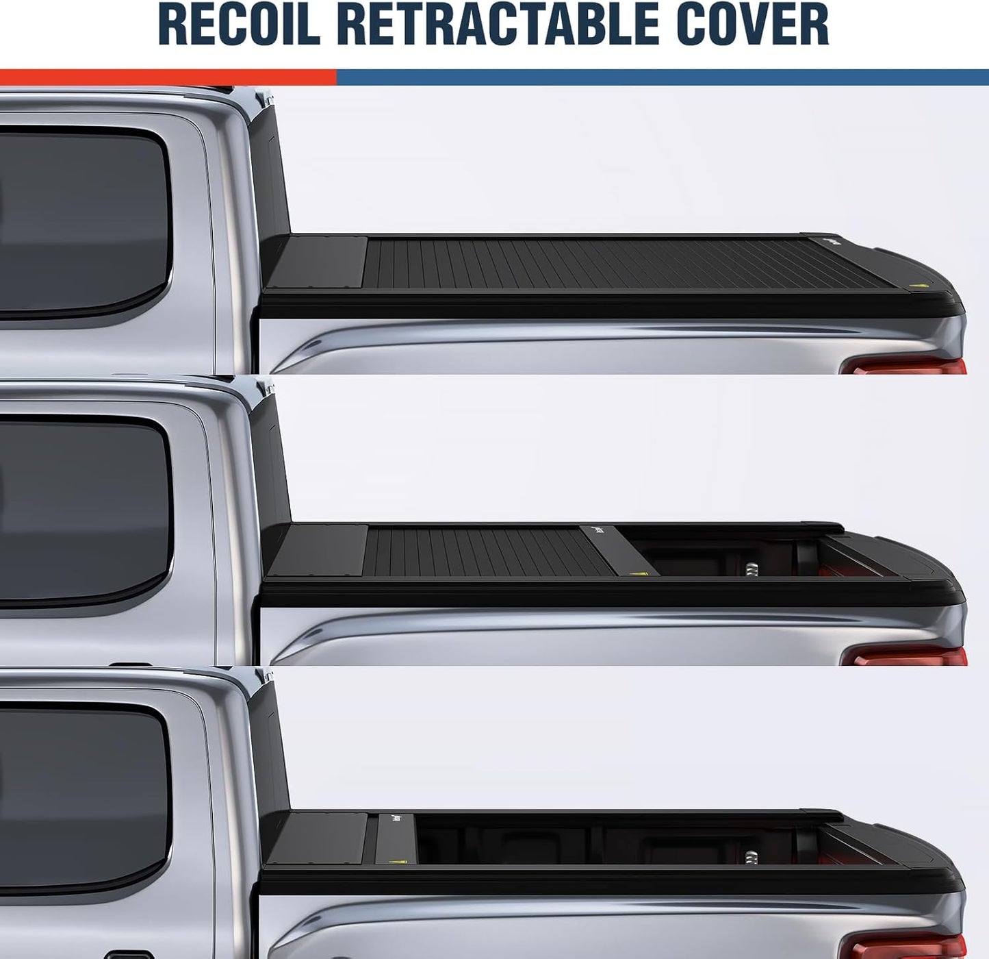 Bestwyll Manual Retractable Truck Bed Cover - F-150& Raptor (2015-2025)