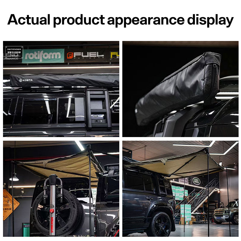 KOSTA 270° Batwing Rotating Sunshade Awning