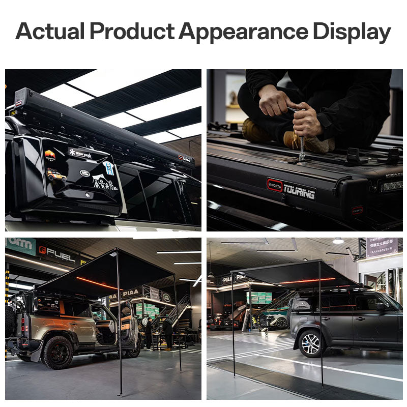 KOSTA 2m Retractable Awning with LED light