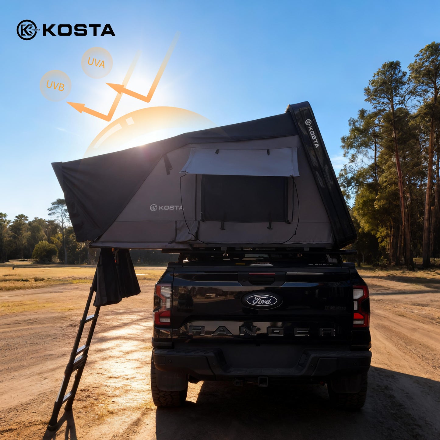 KOSTA Hard Shell Rooftop Tent