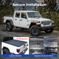 KOSTA Manual Retractable Truck Bed Cover - Jeep Gladiator