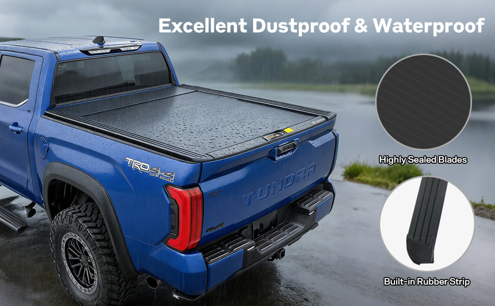 KOSTA Manual Retractable Truck Bed Cover - Toyota Tundra