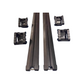 Truck Canopy Heavy Duty Canopy Top Crossbar (Aluminum)