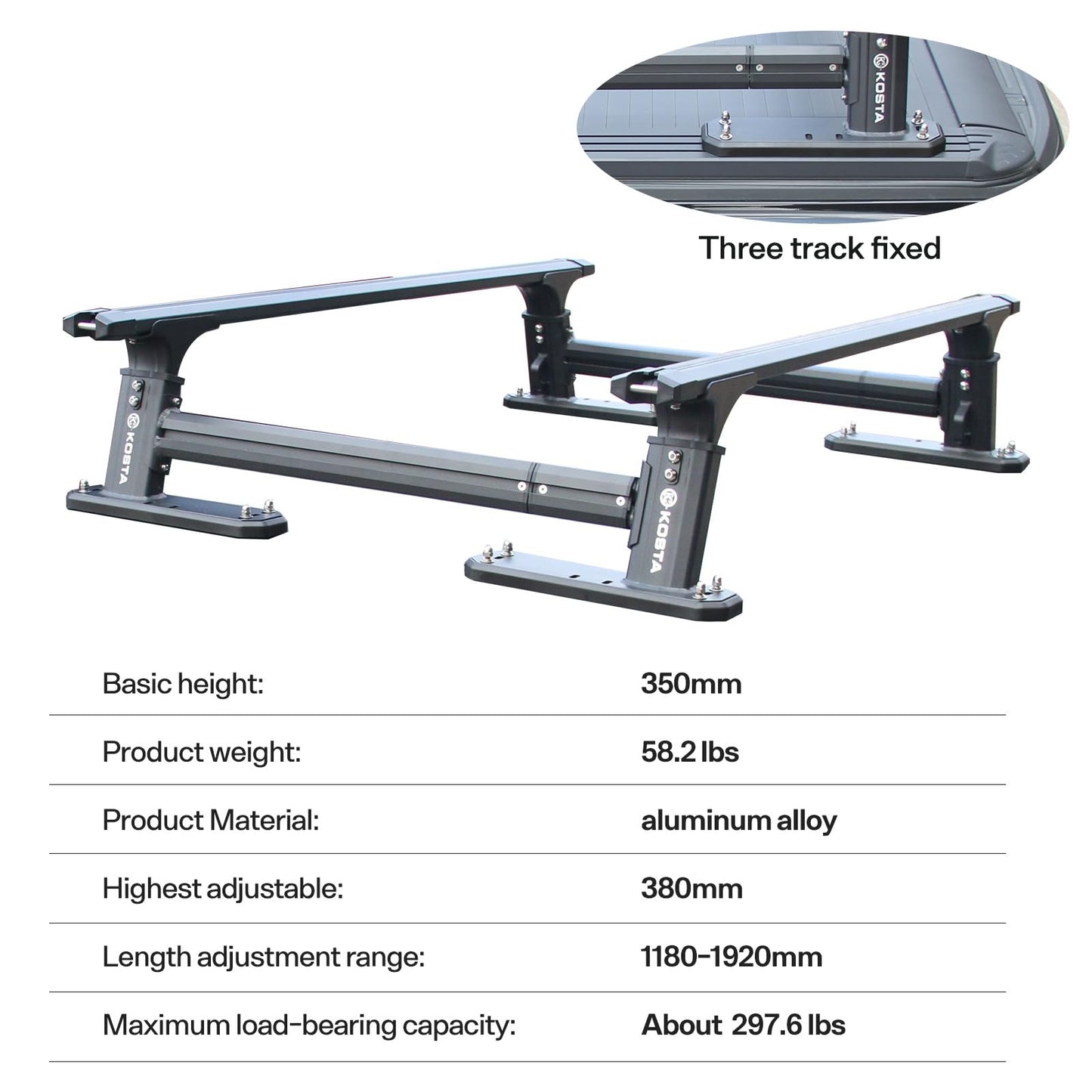 Kosta Bed Rack Low Profile