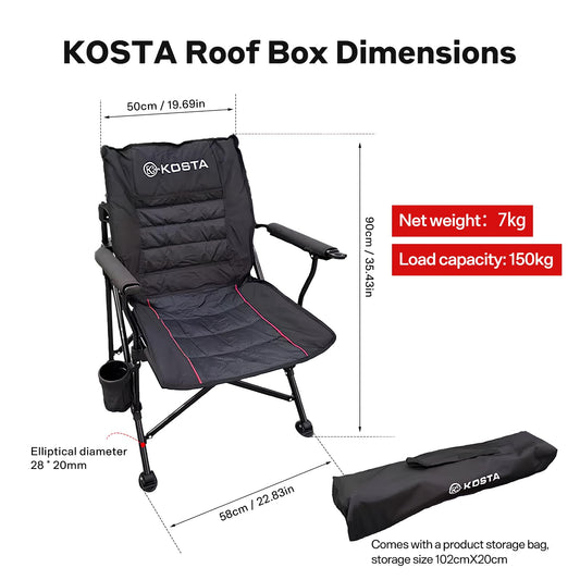 KOSTA 2nd-Generation Folding Fishing Chair