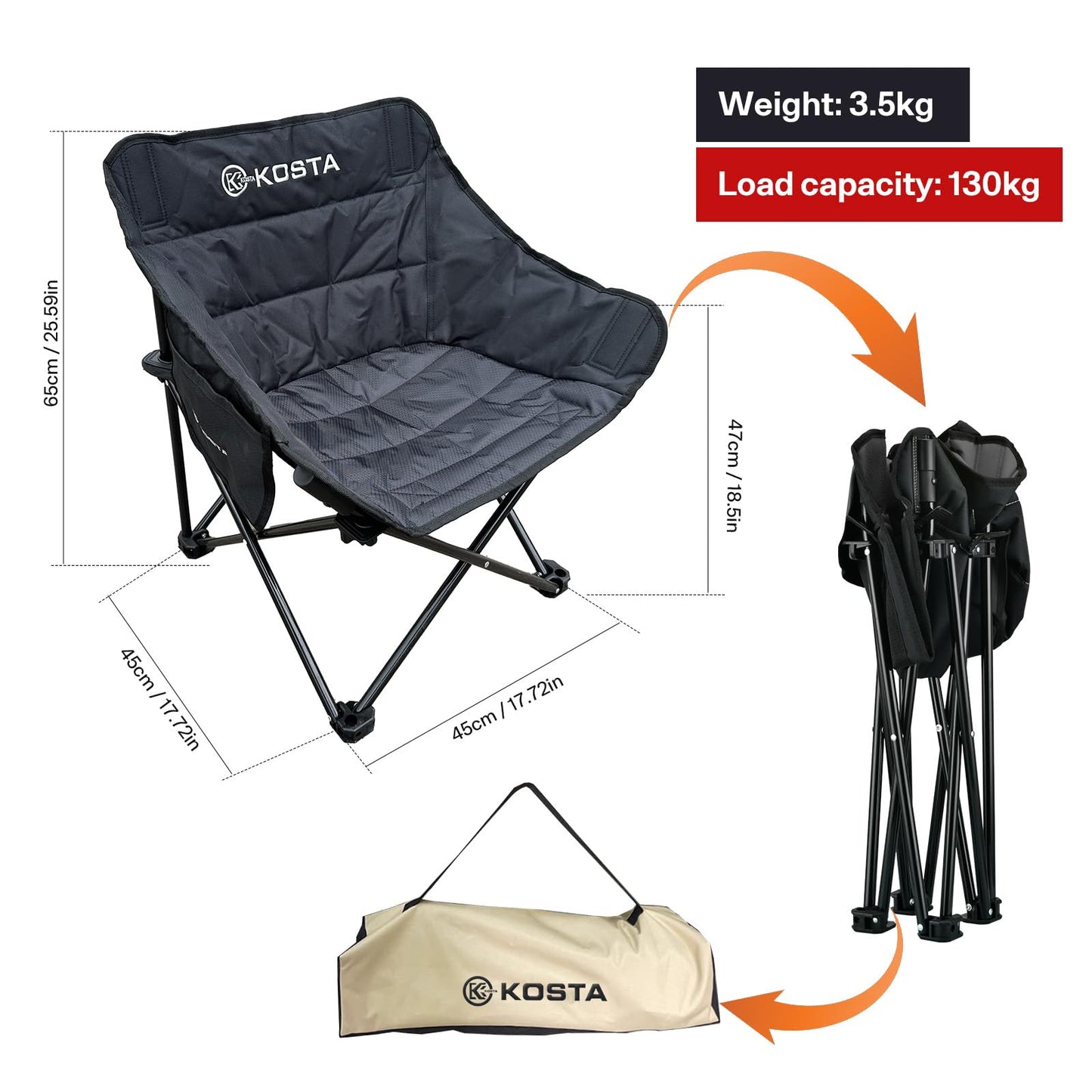 KOSTA Camping Moon Chair