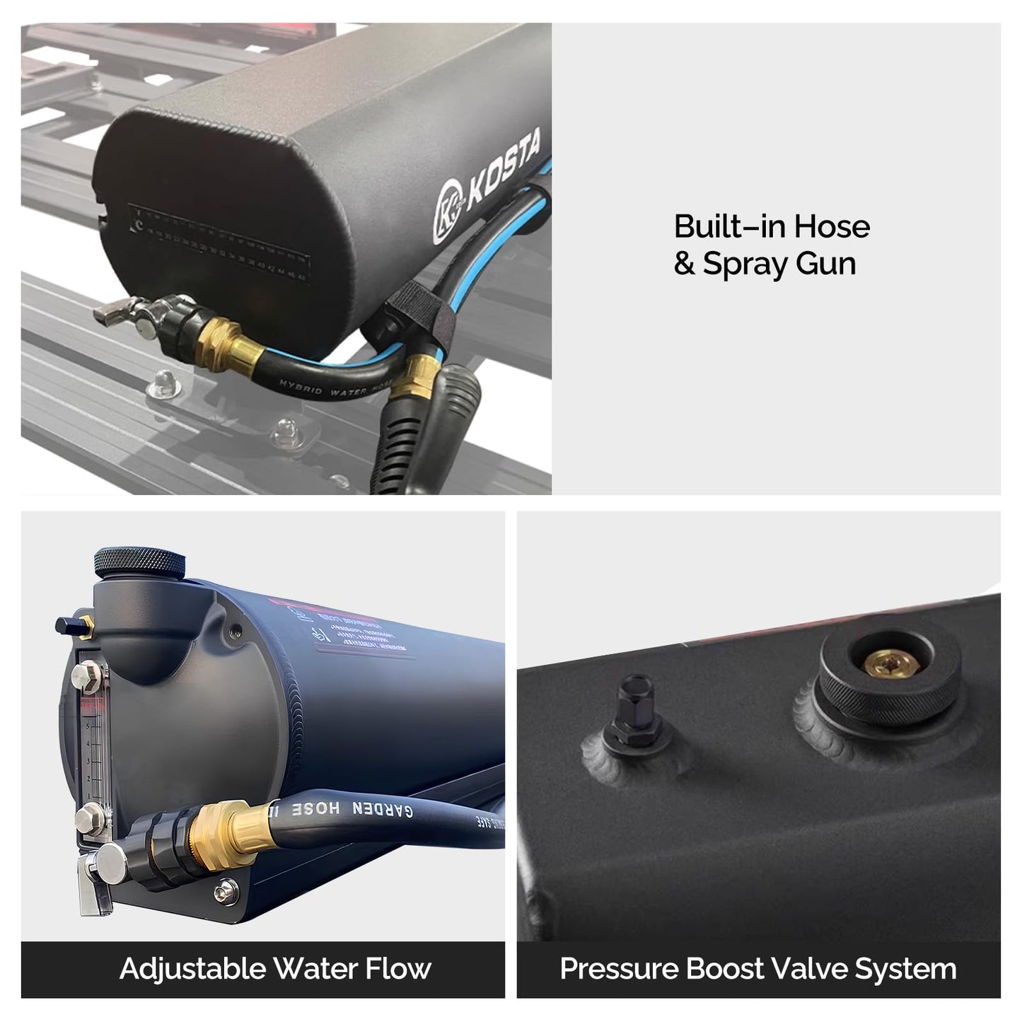 KOSTA 32L Second-Generation Pressurized Water Tank