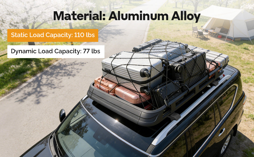KOSTA Universal Aluminum Roof Rack Cross Bars with T-Slot
