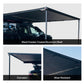 KOSTA Black Aluminum Hard-Shell Awning (2m，LED Light)