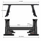 Bestwyll Multifunctional Pickup Truck Roof Rack  (430-600mm)